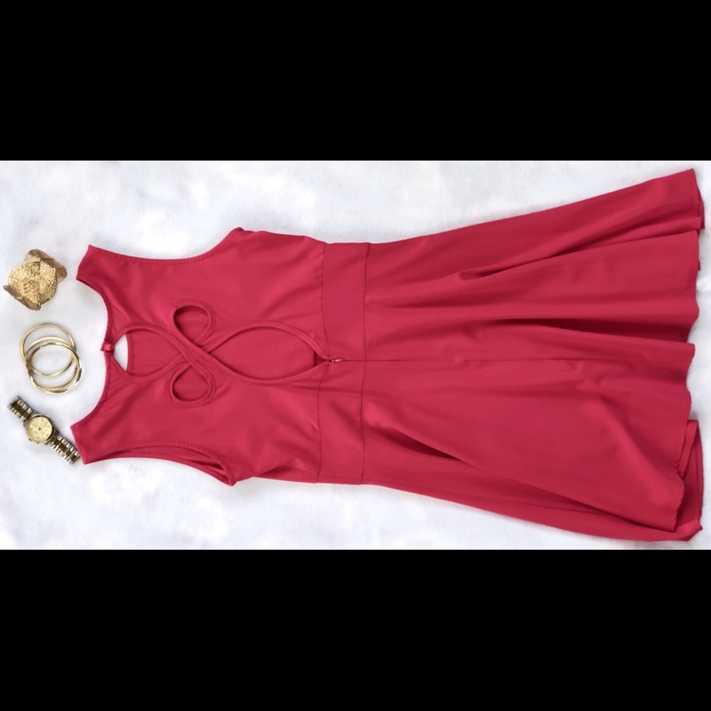 Pink Satin Dress